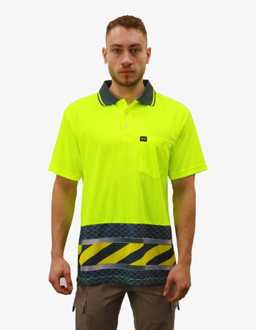 SFWP05 Hi Vis Polo Shirts. 1 Colourway In Stock. image 0